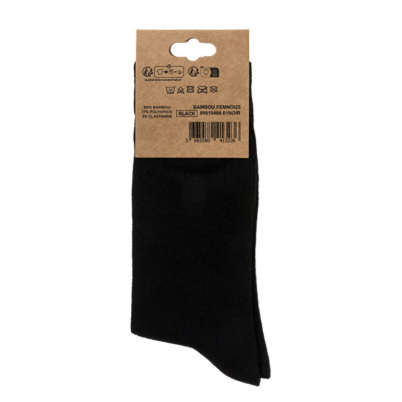 Calcetines y medias negras para mujer