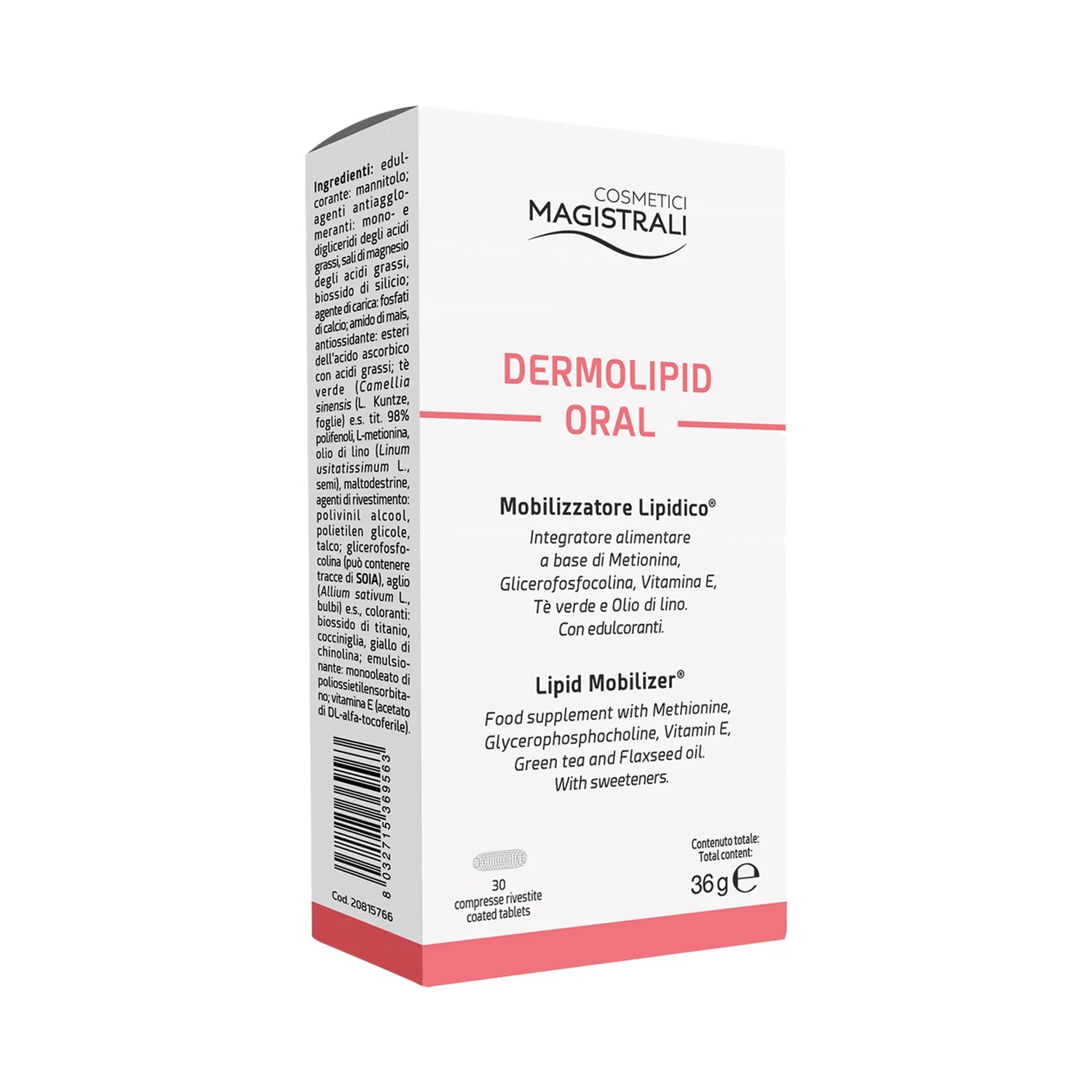 MAGISTRAL COSMETICS Magistral Cosmetics Dermolipid Oral 30 tabletten Lipid Mobilizer