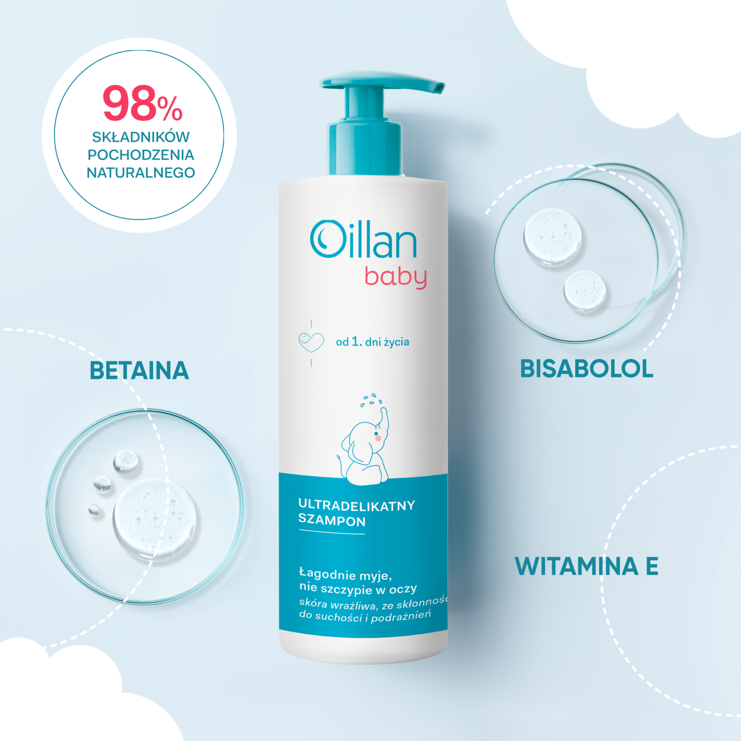 Oillan Baby Hair Shampoo 200ml