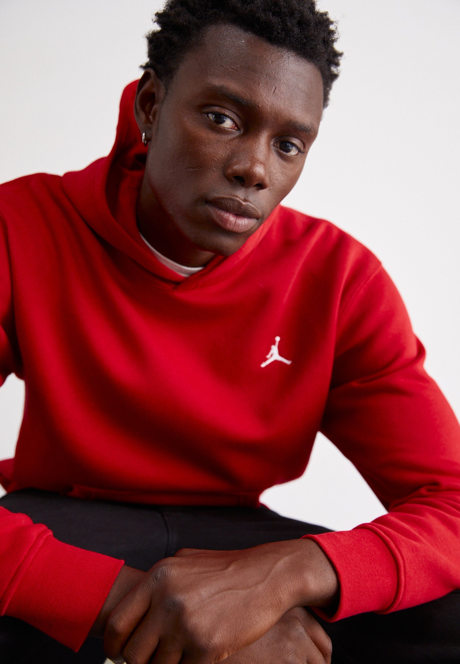 Moletom Jordan - vermelho/branco