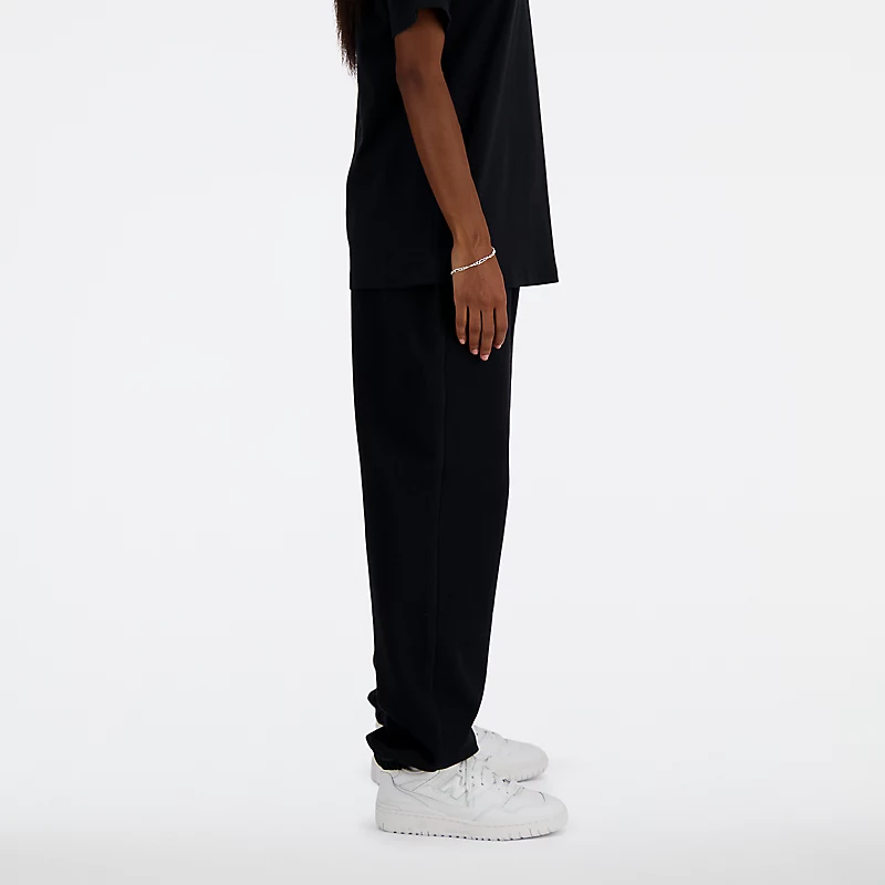 Franse badstof joggingbroek voor dames - ZWART