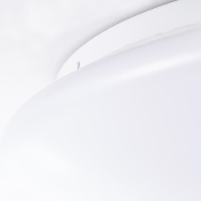 Aplique de pared exterior - BRILLANTE - FARLY - Metal y plástico - Blanco - E27 - 1 x 20 W IP44