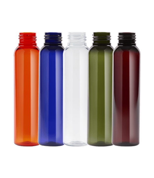 RPET-fles zonder dop 100 ml 24/410 Transparant