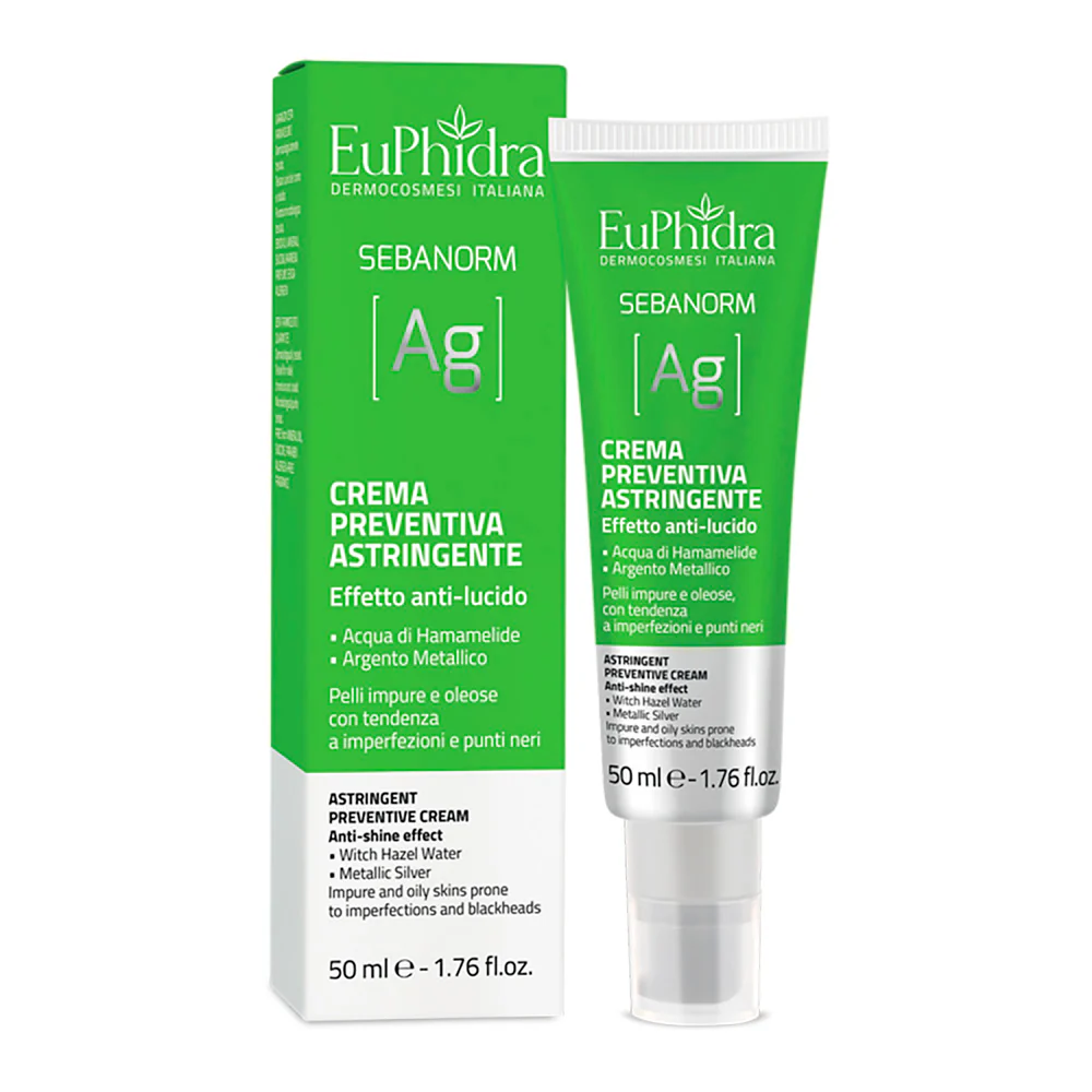Sebanorm Ag Crema preventiva astringente - Tratt.viso 24 ore antimperfezioni