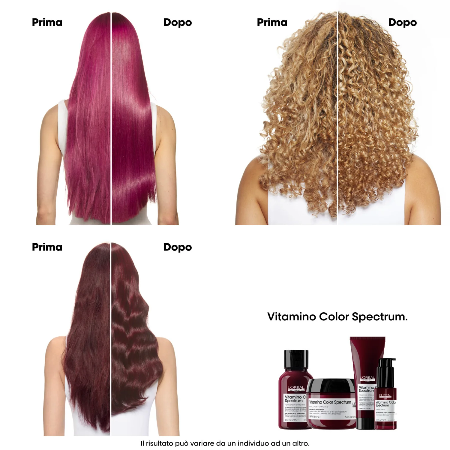 SERIE EXPERT New Vitamino Color Spectrum Glass Shine Serum - Siero Capelli