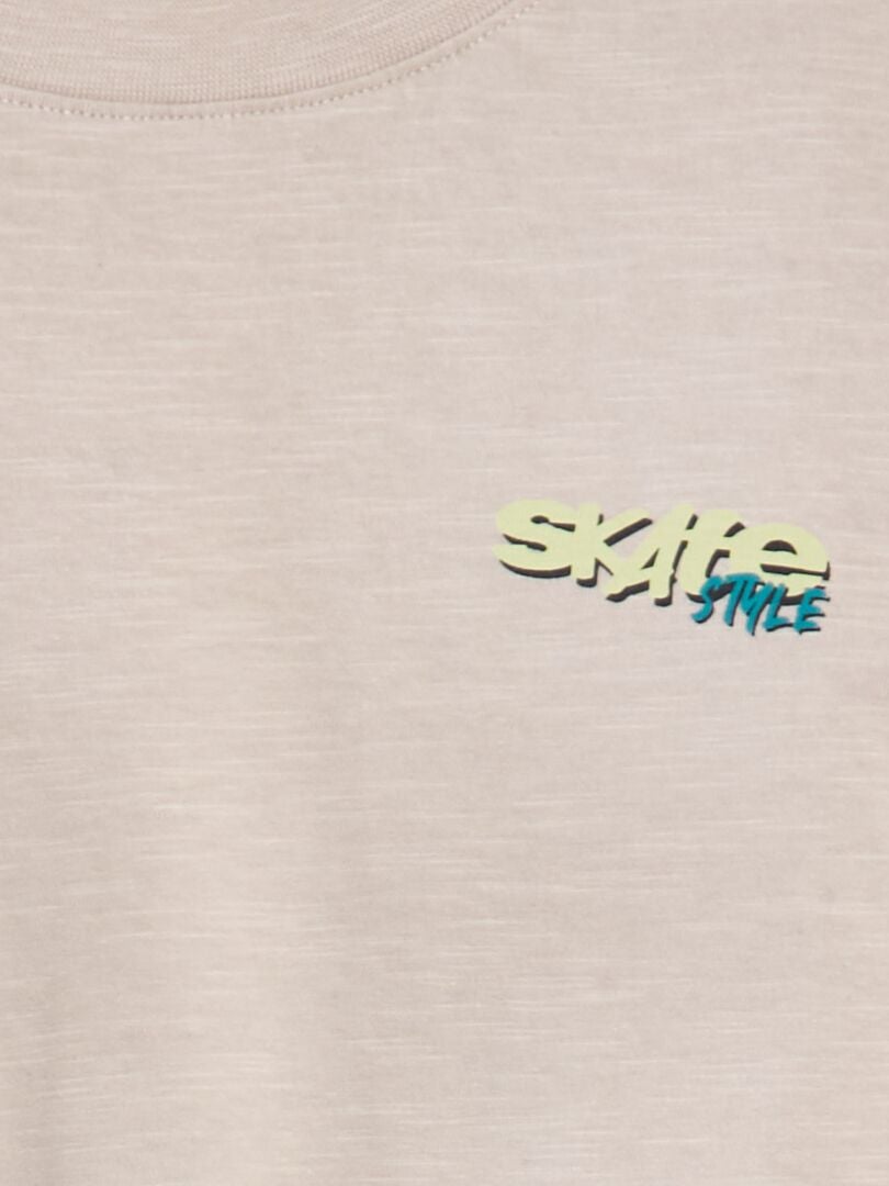 Camiseta 'Skate' - BEIGE