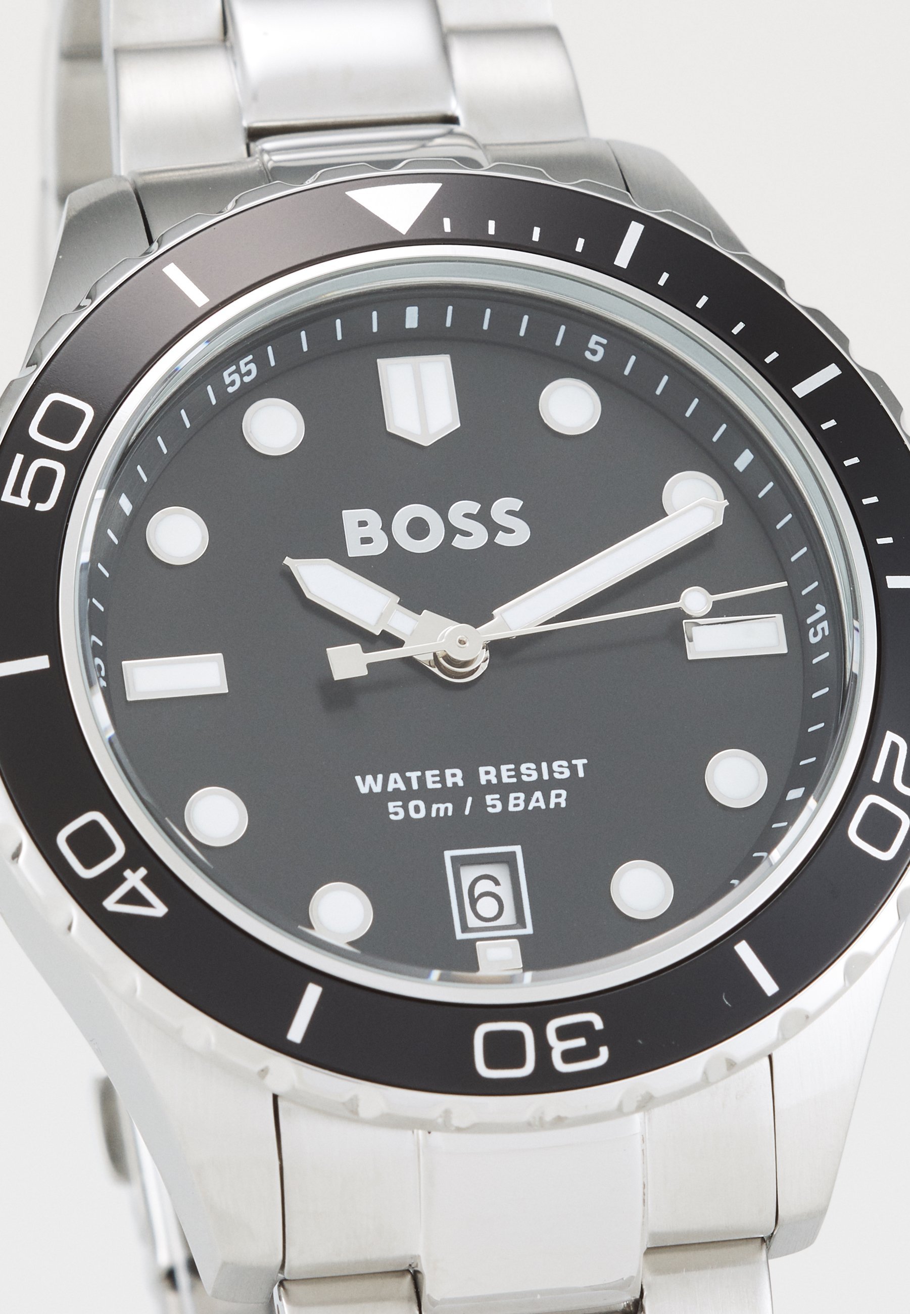 BOSS TROPER SPORT - Zegarek - srebrny/czarny
