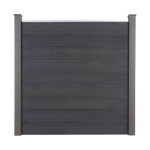 WPC privacy fence V2 CALLADO, 4 x panels & 6 x posts