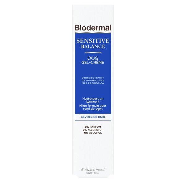 „Biodermal Sensitive Balance“ paakių gelis-kremas<br>15 ml – jautriai odai