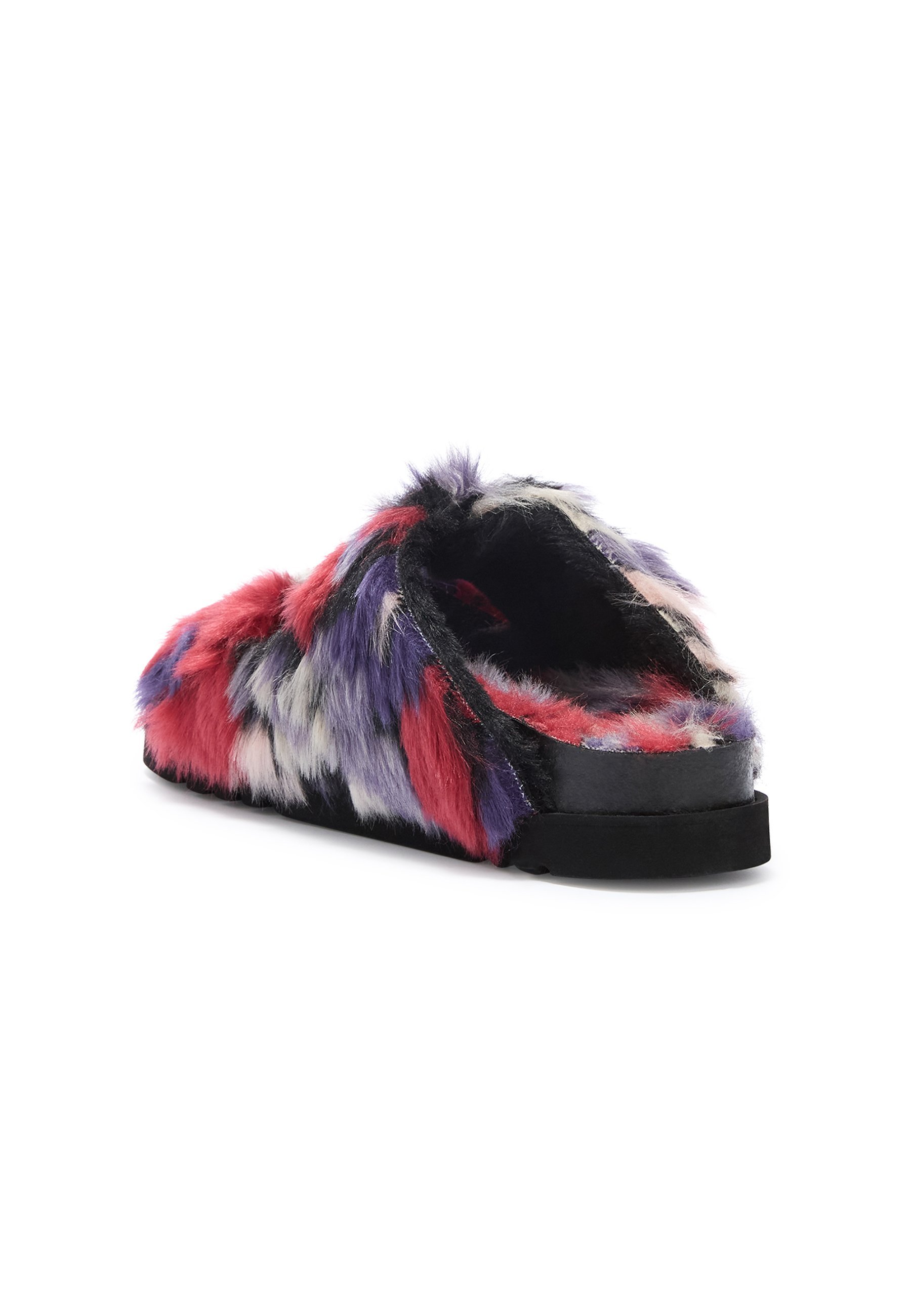 Scholl BELLE - Muiltjes - rood multi