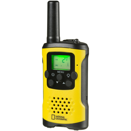Set of 2 National Geographic Walkie-Talkies with Long Range Up to 6 km