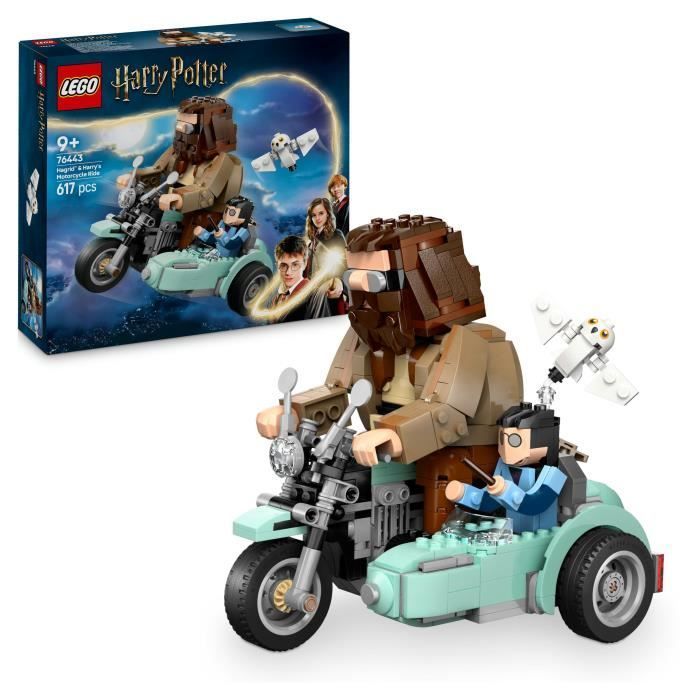 LEGO Harry Potter 76443 Hagrid and Harry's Motorcycle Ride - Building Set for Ages 9+