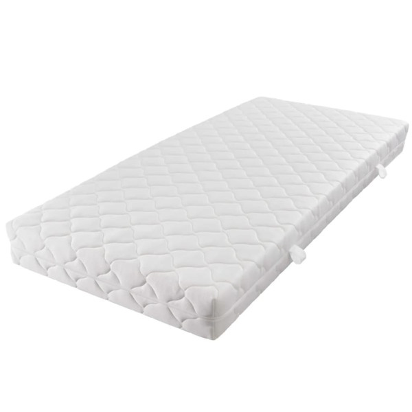 Materac Biały 80 x 200 cm Tkanina vidaXL