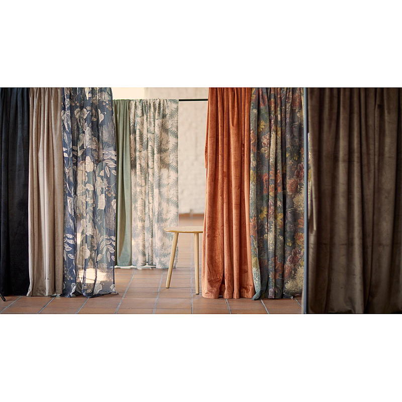 Hemgardin 140x220 cm sammet sand