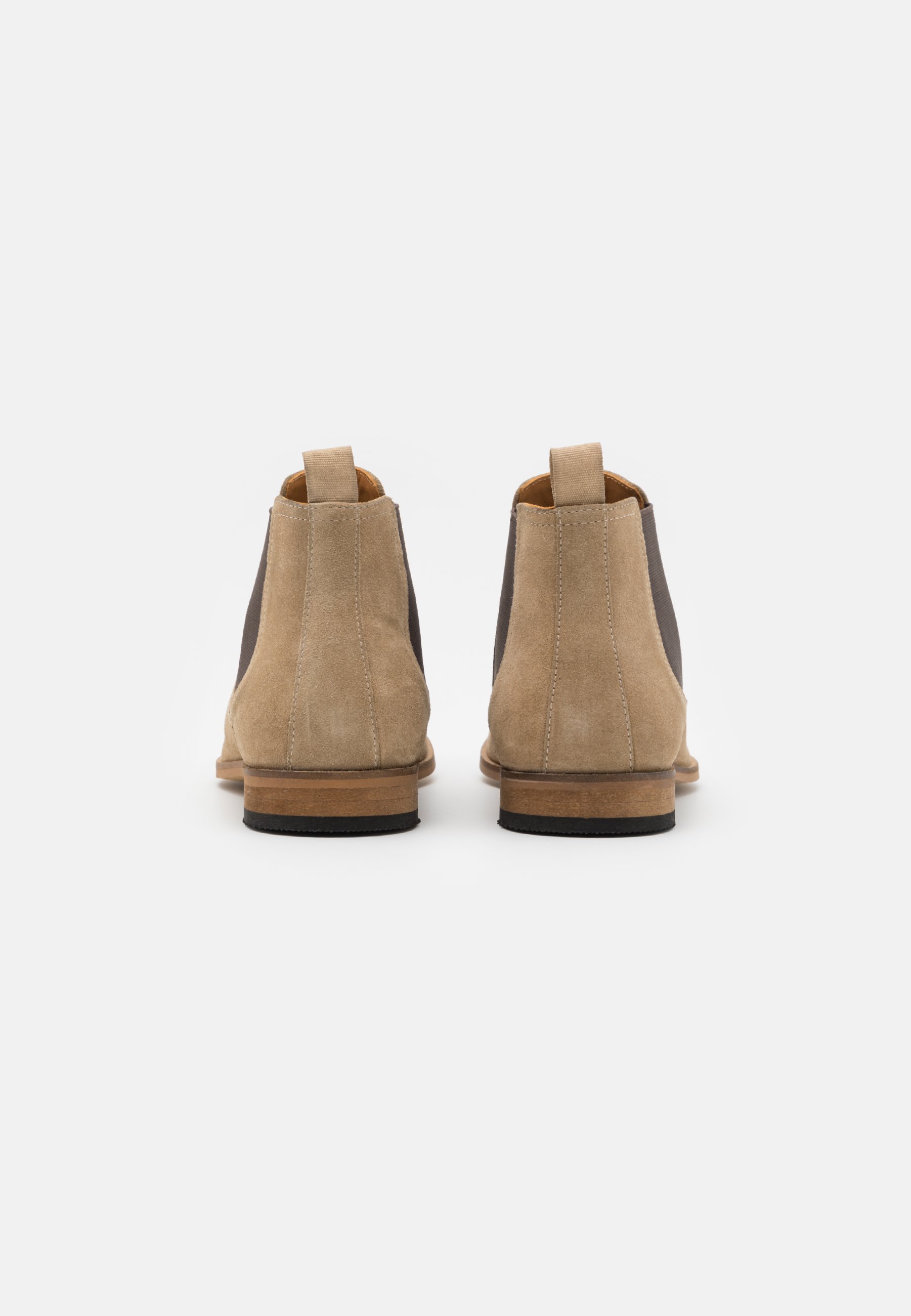 Zign LEATHER - Klassieke enkellaarsjes - zand