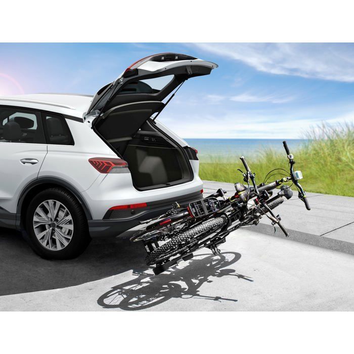 Portabici pieghevole EUFAB Premium II per 2 biciclette