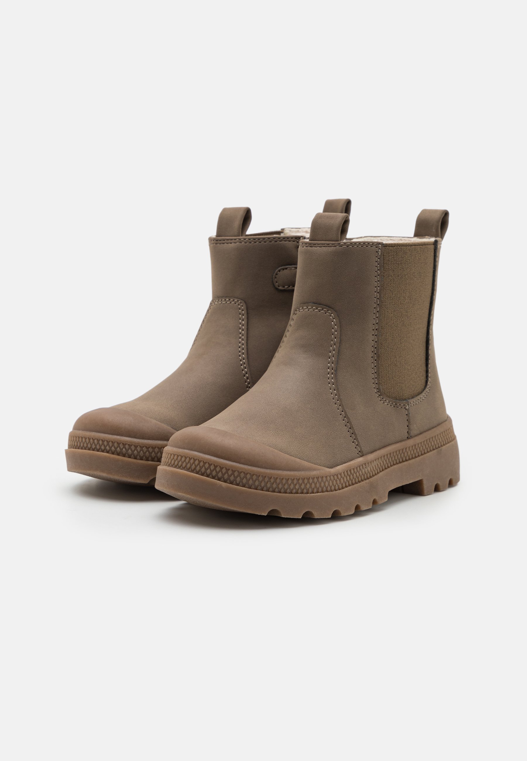Friboo UNISEX - Klassieke enkellaarsjes - kaki