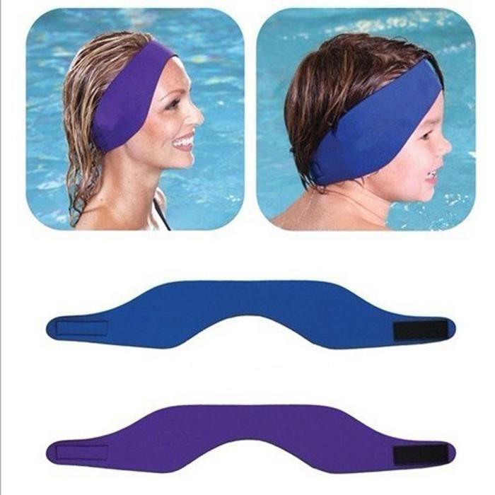 Diadema para nadar SALUTUYA, diadema para el baño, banda para las orejas que evita que entre agua en los oídos para niños y adultos, deportes y natación.