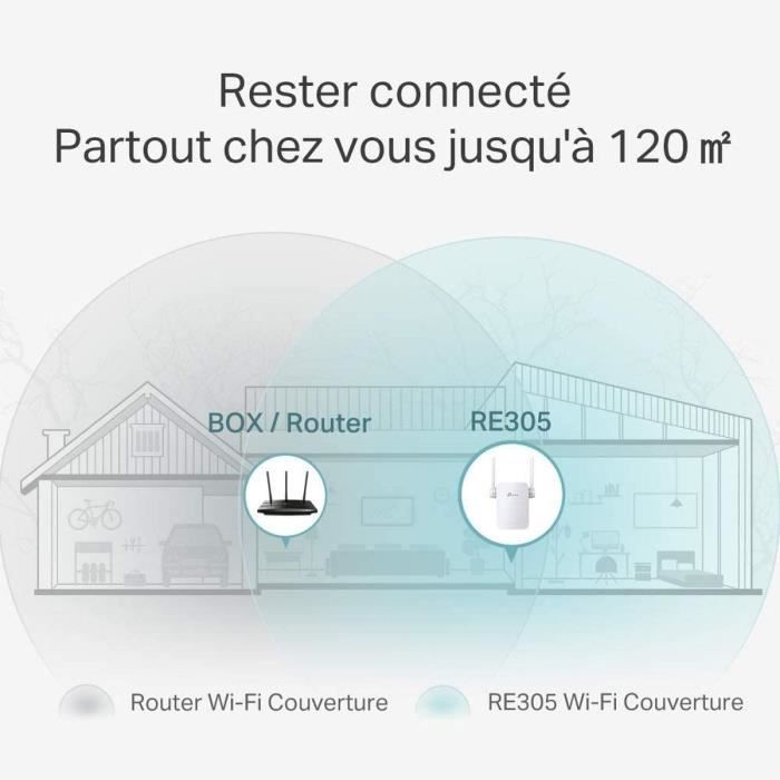 Ripetitore Wi-Fi dual-band TP-LINK RE305 da 1200 Mbps