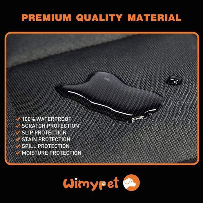 Funda impermeable para el asiento trasero del coche, ideal para mascotas. Protector de asiento trasero y funda tipo hamaca de viaje para perros.