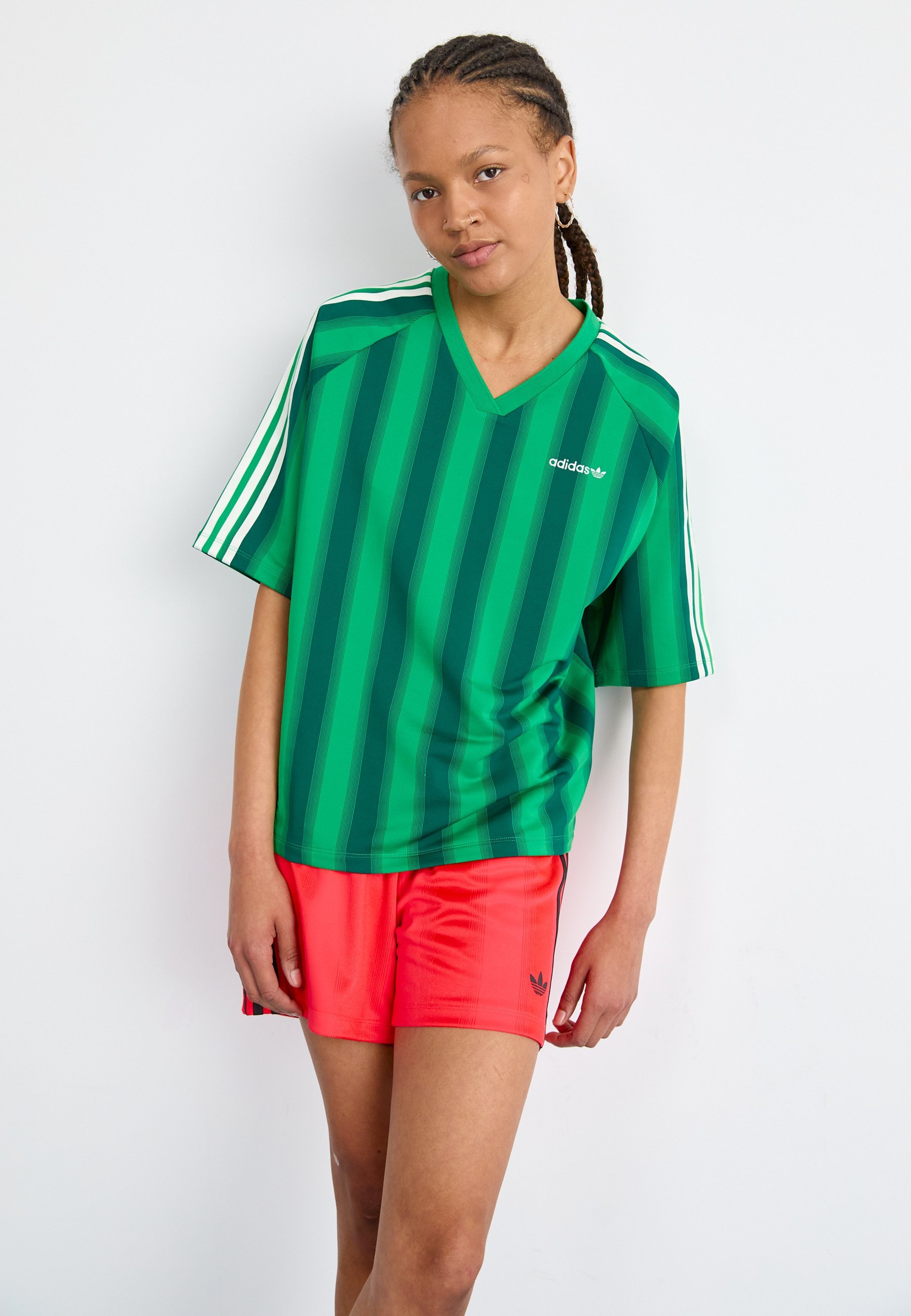 Bas de survêtement adidas Originals - rouge vif/noir