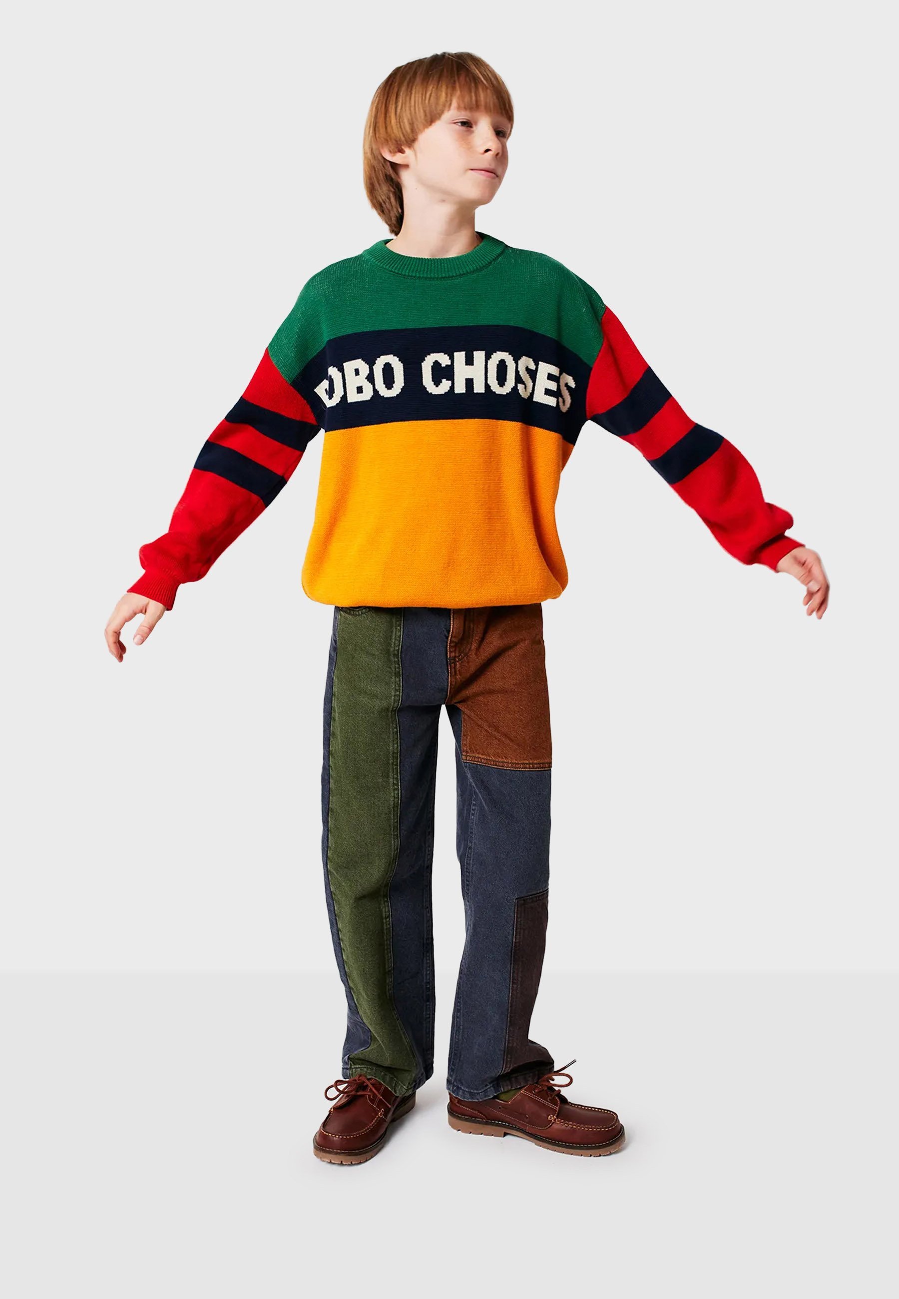 Bobo Choses UNISEX - Rechte jeans - gemêleerd grijs