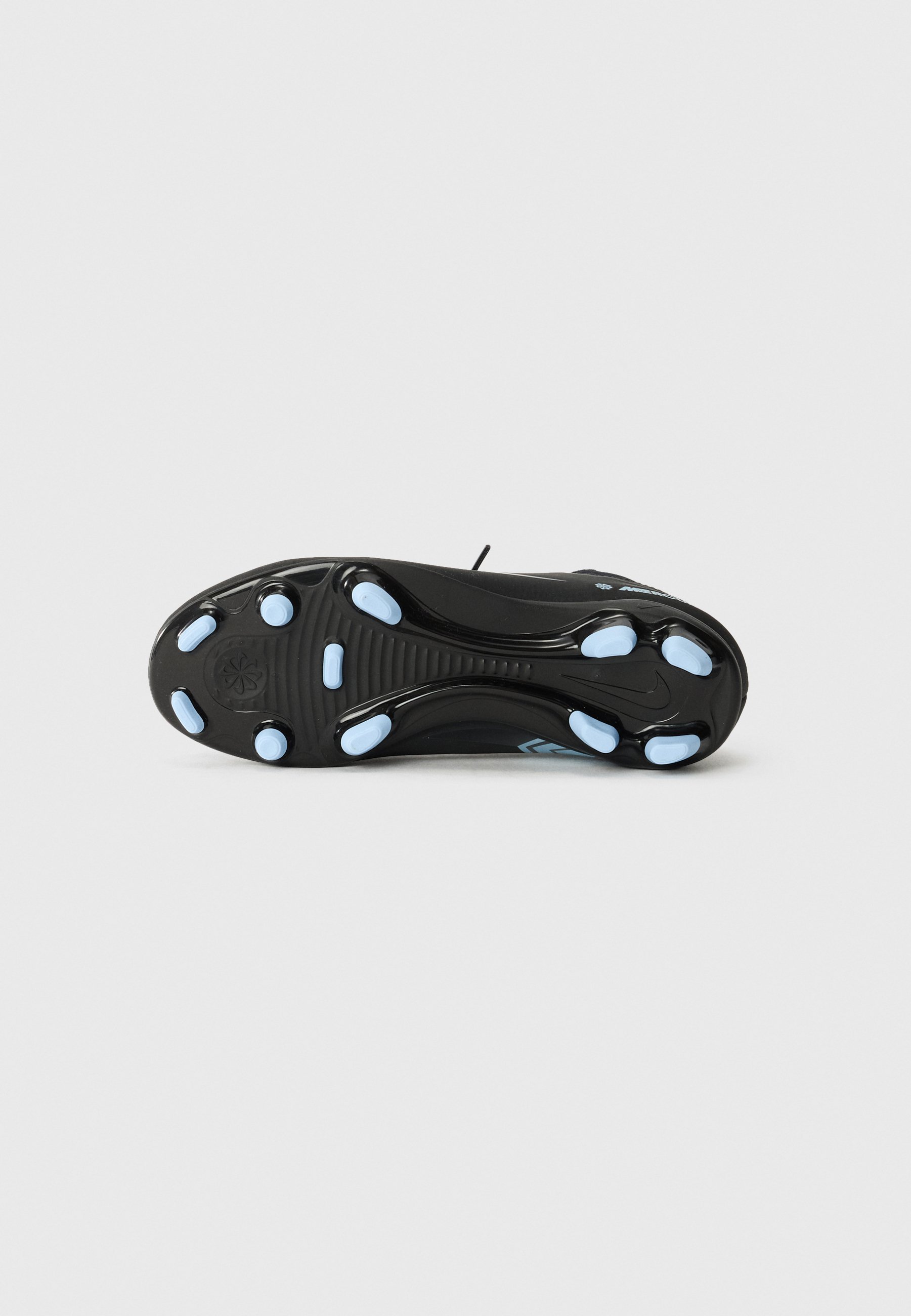 Nike Performance 10 CLUB UNISEX - Voetbalschoenen voor stevige ondergrond - zwart/ijsblauw