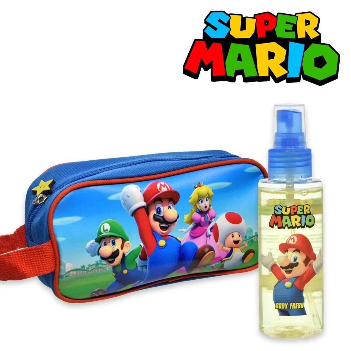 Toaletna torbica Mario Bros in osvežilni parfumi za otroke