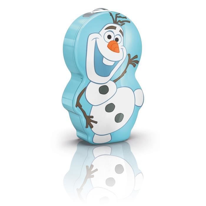 Linterna LED de Olaf de Frozen, funciona con pilas, H9.2cm