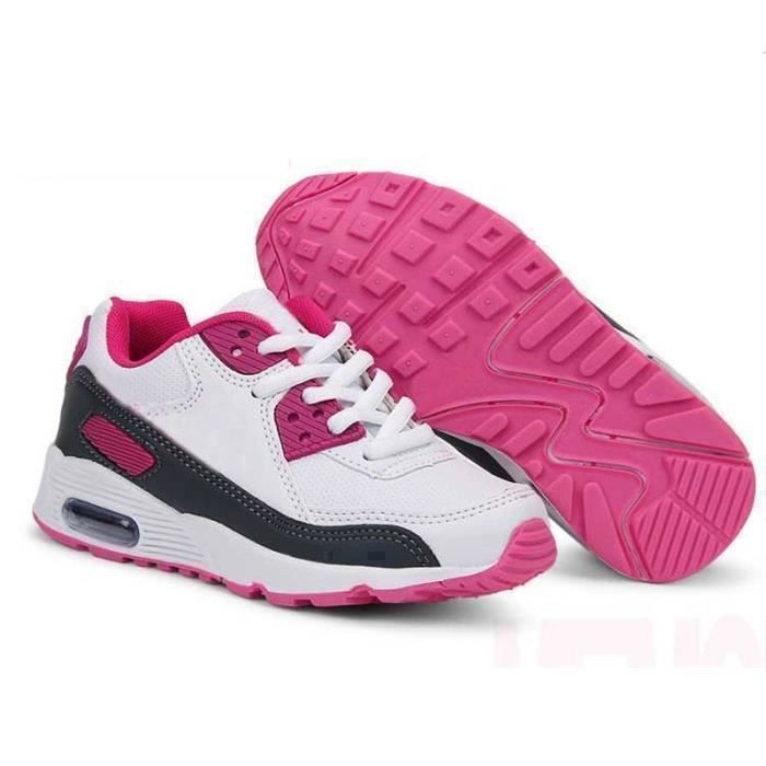 Zapatillas infantiles para niños y niñas, transpirables y con amortiguación de aire para actividades al aire libre.