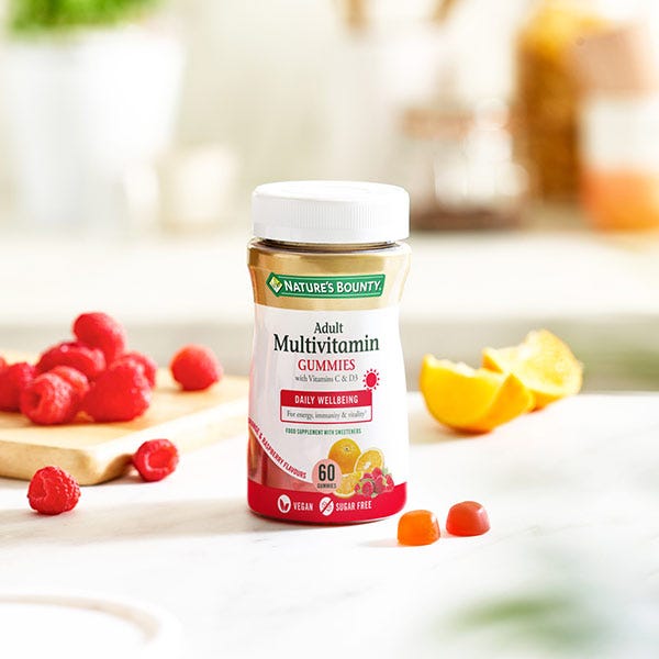 Felnőtt multivitamin C-vitamin D3 gumicukor | 60 egység