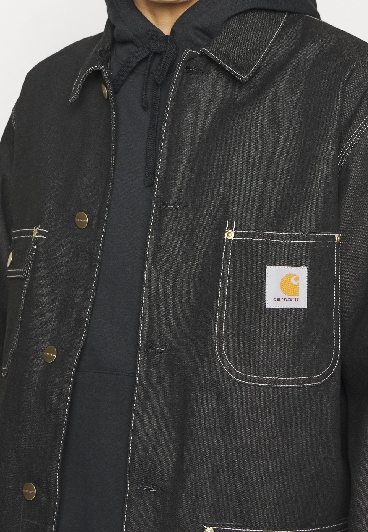 Kurtka jeansowa Carhartt WIP - czarna