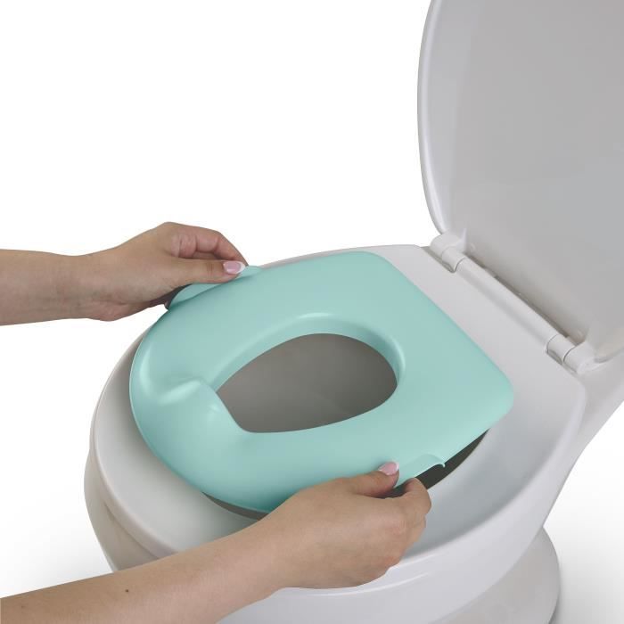 DISNEY BABY - STITCH - Mini toilette avec réducteur de lunette de toilette inclus, 2 en 1, Pot amovible facile à nettoyer