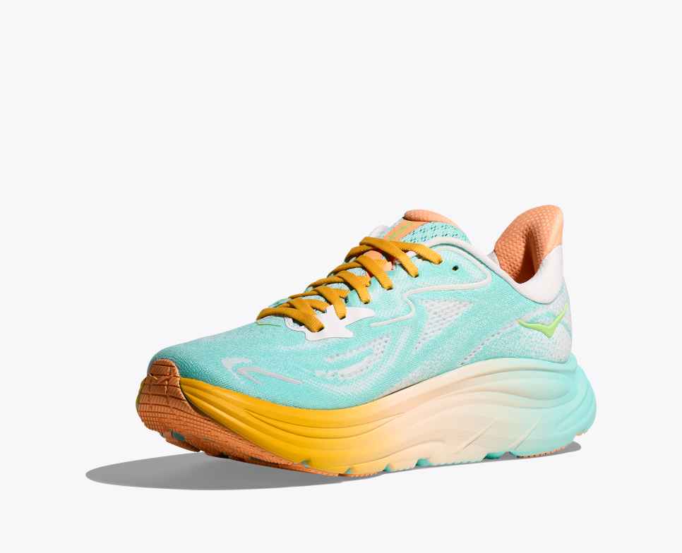 HOKA Clifton 10 Blå Spark / Hvit