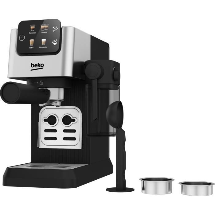 Machine expresso manuelle - BEKO - CEP5304X - 1628 W - 1,1 L - Argenté