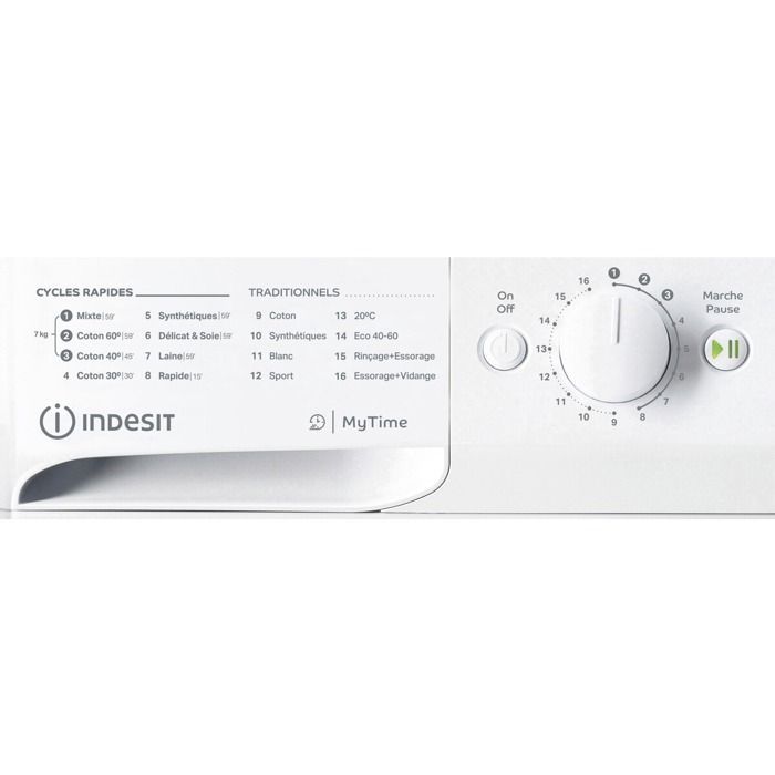 Indesit MTWA71296WFR patrijspoort wasmachine