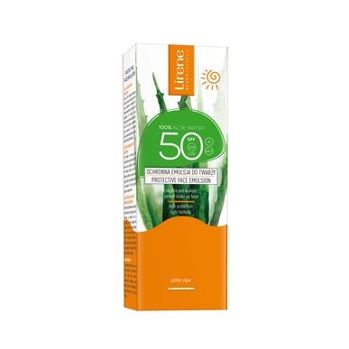 Lirene Suojaava Kasvovoide Aloe Veralla SPF 50