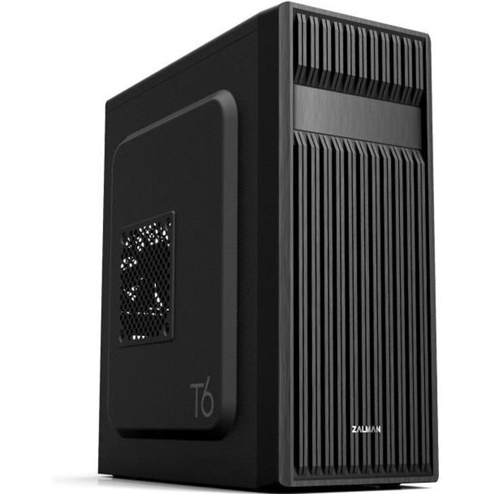 Gabinete ZALMAN T6 para PC - Torre Média - Preto - Formato ATX (T6BK)