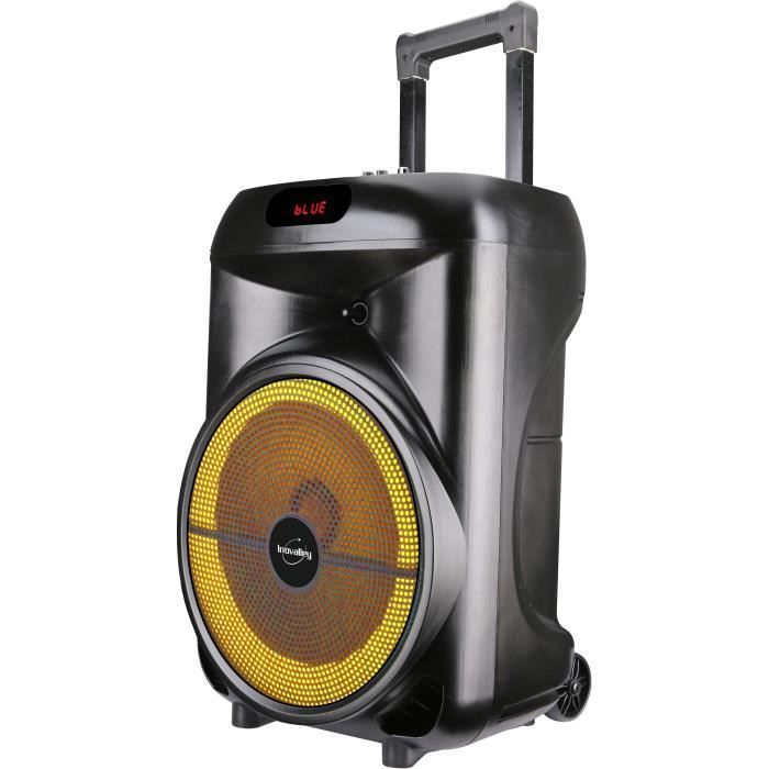 Trolley-Lautsprecher - INOVALLEY - KA122 - 700 W - Bluetooth - Beleuchtet