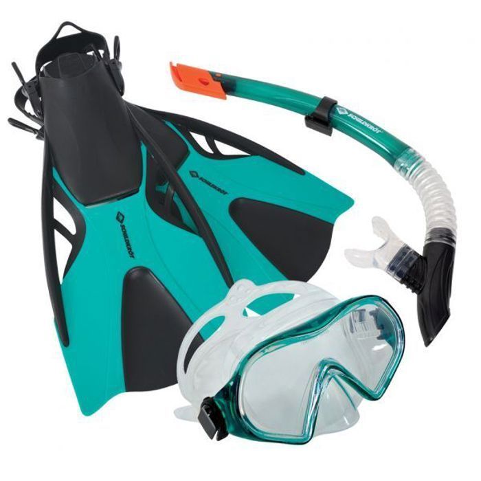 Duikset - SCHILDKRÖT - Cayman - Masker, snorkel en vinnen - Maten 37-42/43-47 - Unisex