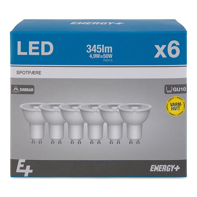 Energy Spot LED 345 lm 6-pack Energy GU10