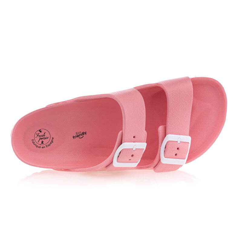 Női narancssárga flip-flop papucsok / tanga szandálok