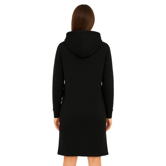Bill Tornado Damen-Kapuzenpulloverkleid, schlicht, Mary Black