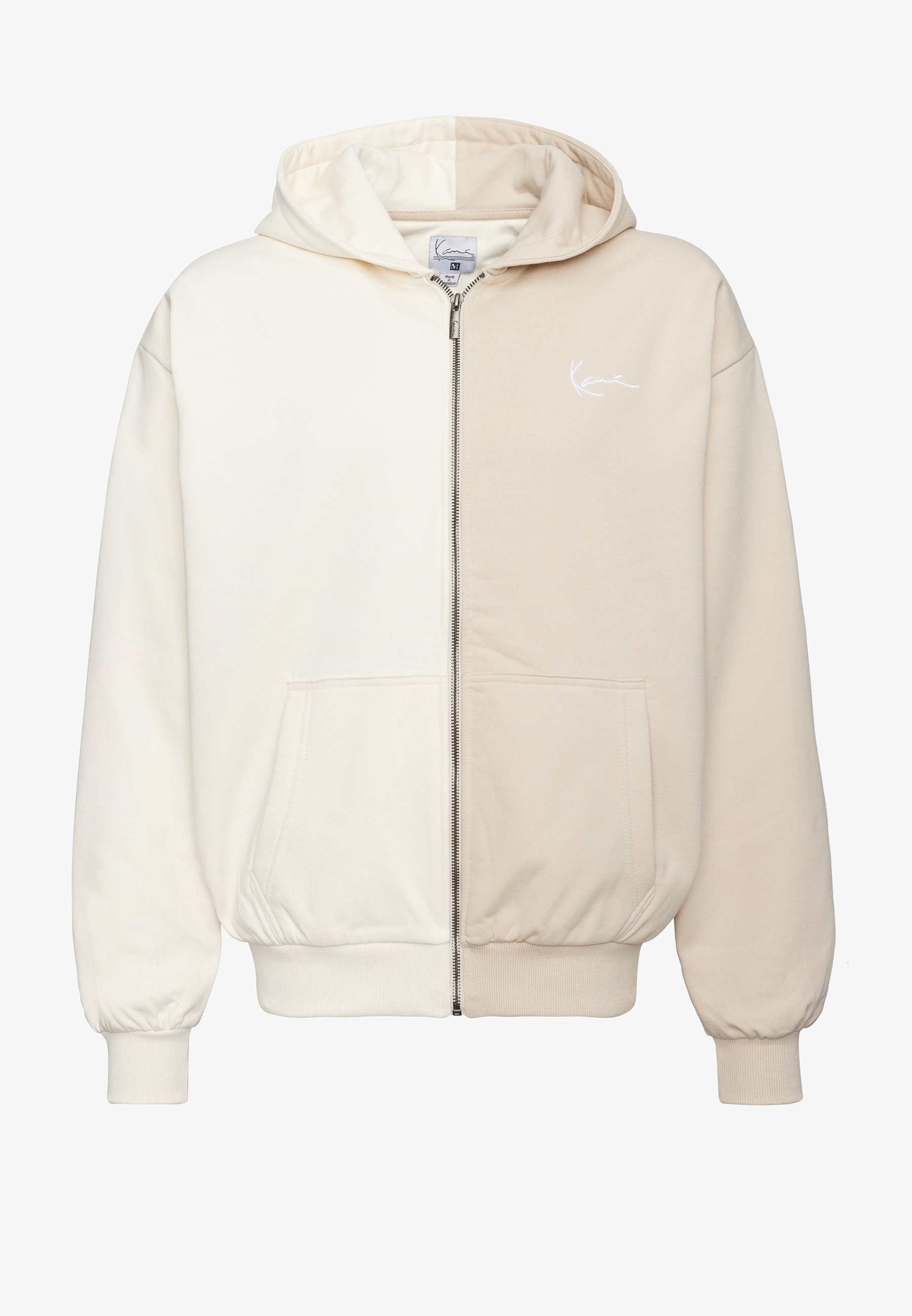 Sweat-shirt zippé Karl Kani - beige