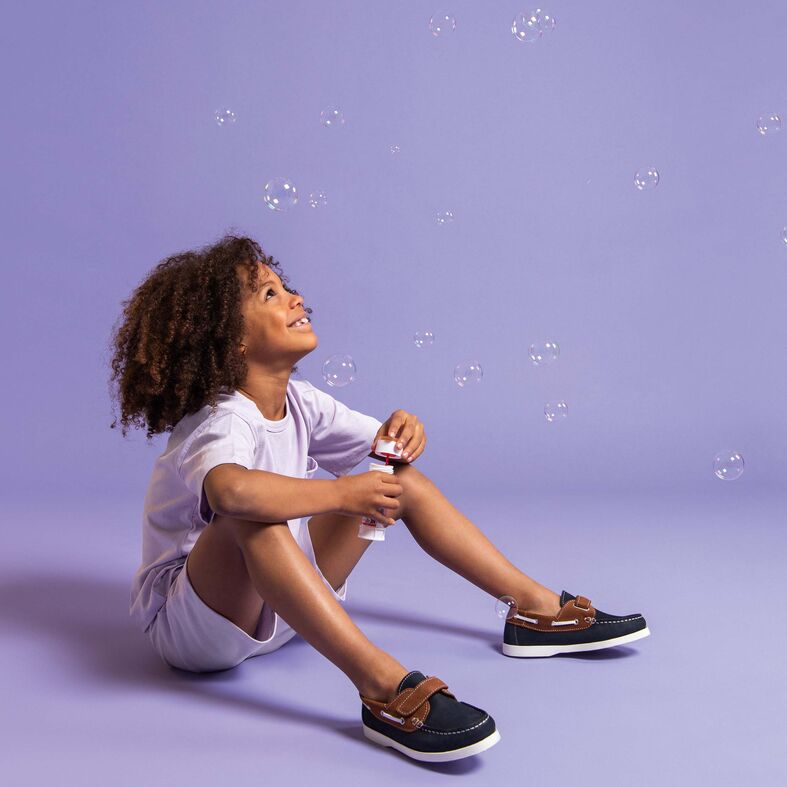 Mocassins / chaussures bateau Garcon Bleu