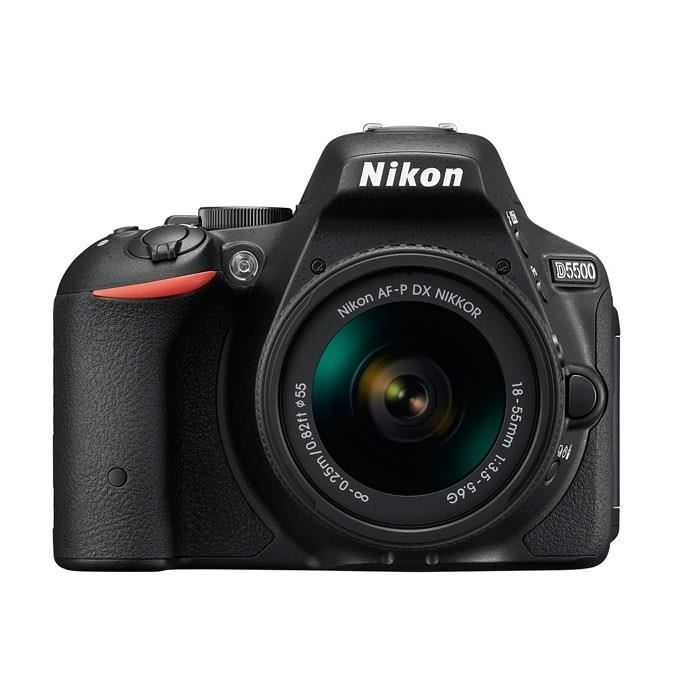 NIKON D5500 Black + AF-P 18-55VR SLR Camera with Lens
