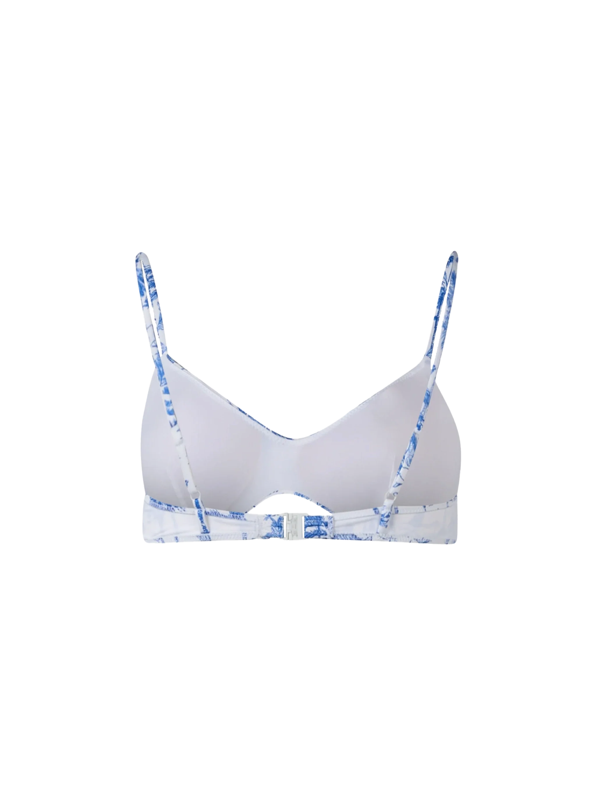 Dames Toile de Jouy Scoop Bralette Strandtop Mei