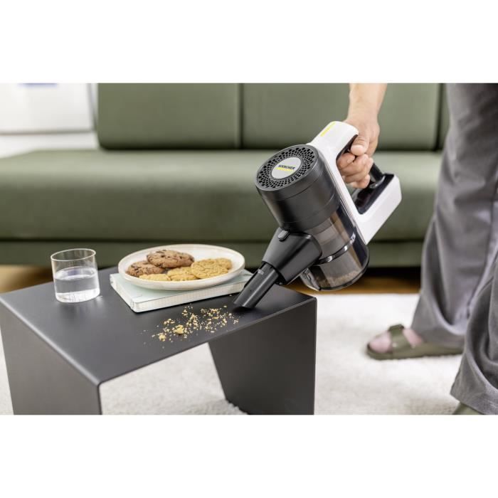 Aspiradora de mano inalámbrica KARCHER VCS 3 Nano Complete - Filtro HEPA - Motor sin escobillas de 300 W
