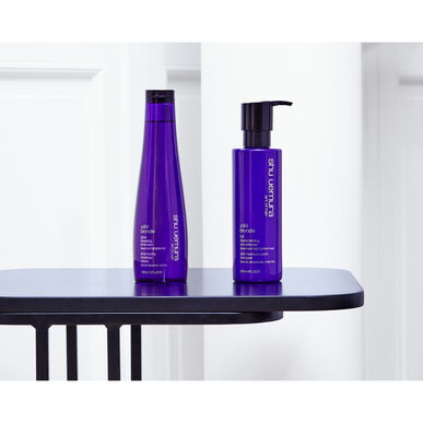 Après-shampoing régénérant Shu Uemura Yubi Blonde pour cheveux blonds ou décolorés 250 ml
