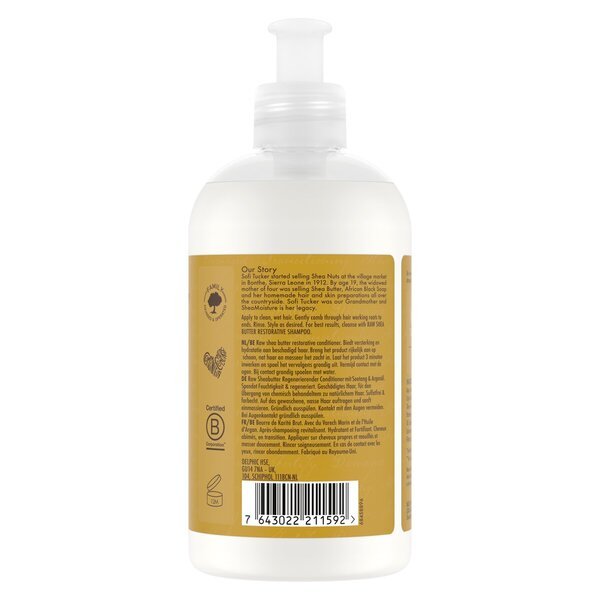 SheaMoisture obnovitveni balzam s surovim karitejevim maslom<br>384 ml